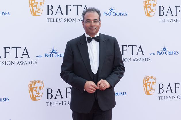 Krishnan Guru-Murthy at the 2023 Baftas