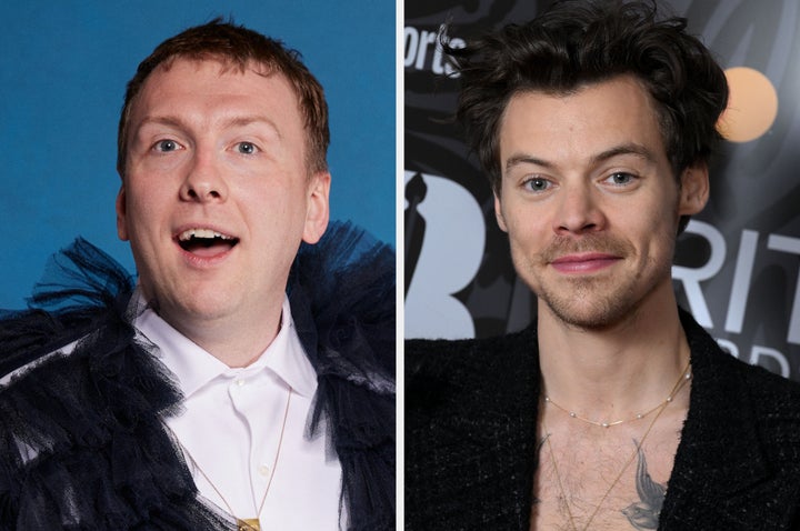 Joe Lycett and Harry Styles