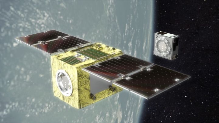デブリ除去技術実証衛星「ELSA-d」イメージ画像