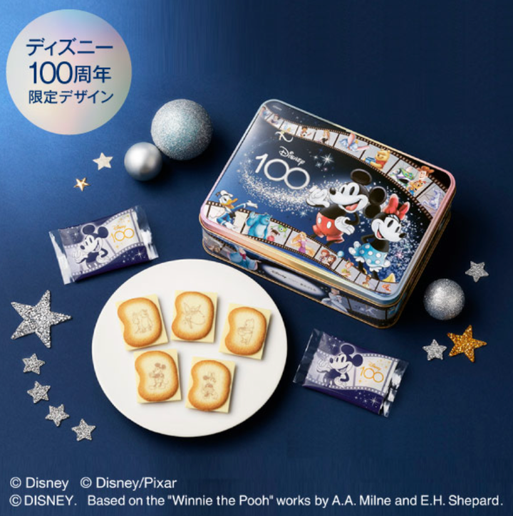 ＜Disney SWEETS COLLECTION by 東京ばな奈＞ ディズニー100/ ショコラサンド「⾒ぃつけたっ」 スペシャル⽸ 3,240円