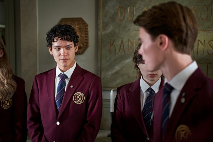 Omar Rudberg and Edvin Ryding in Young Royals