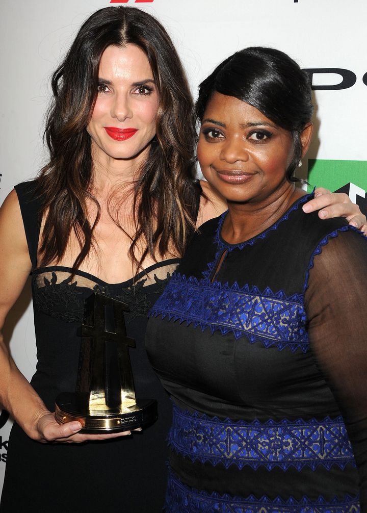 Sandra Bullock and Octavia Spencer at the Hollywood Film Awards in 2013. The Miss Congeniality 2 co-stars have been friends for nearly three decades.