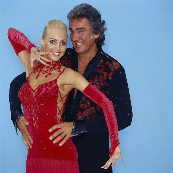 Camilla Dallerup and David Dickinson in their Strictly promo shot