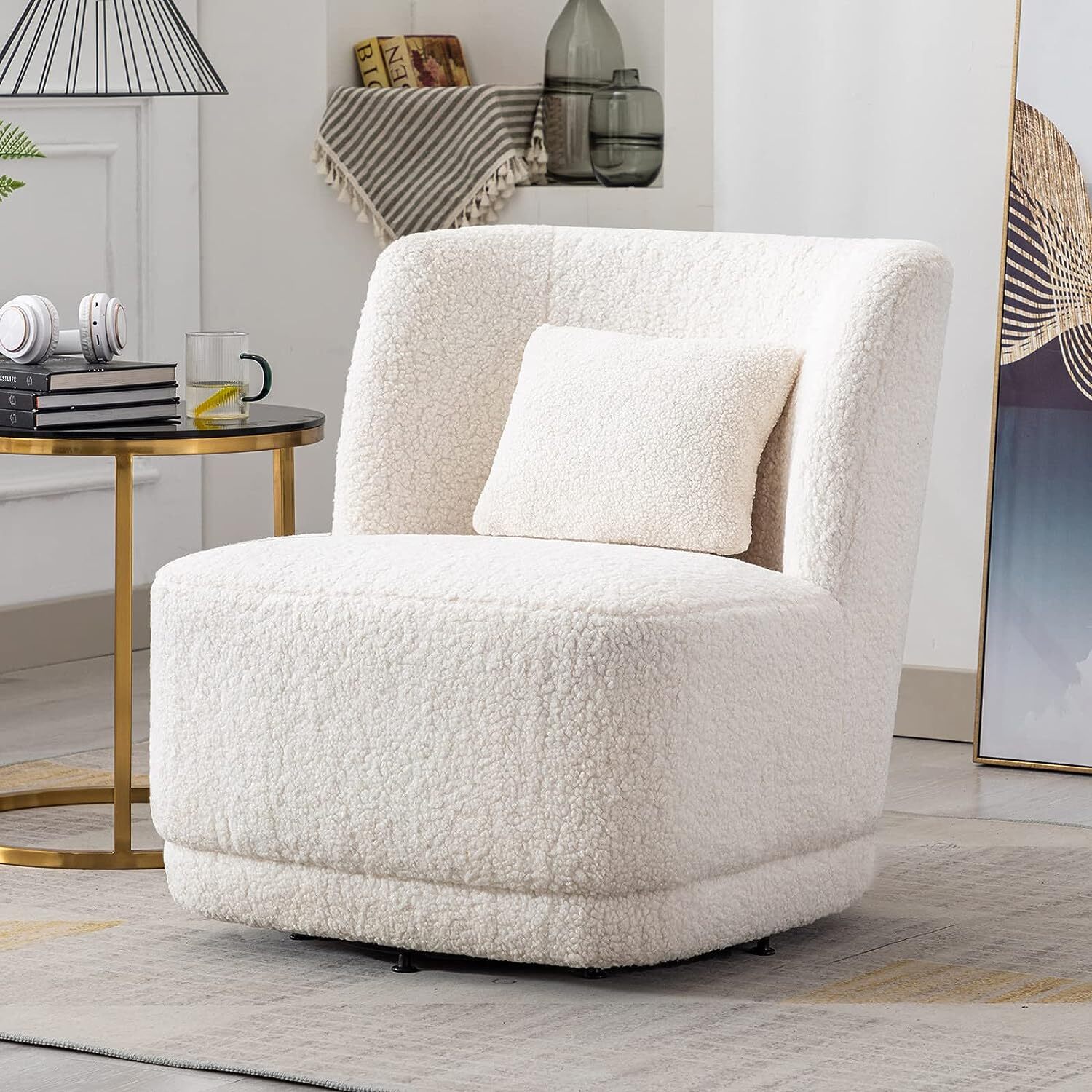 Swivel chairs best sale with arms