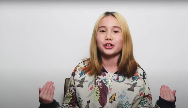Lil Tay in a 2018 YouTube video.