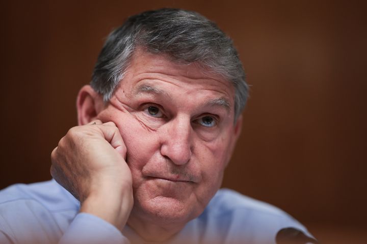 Sen. Joe Manchin said again that he has thought about leaving the Democratic Party.