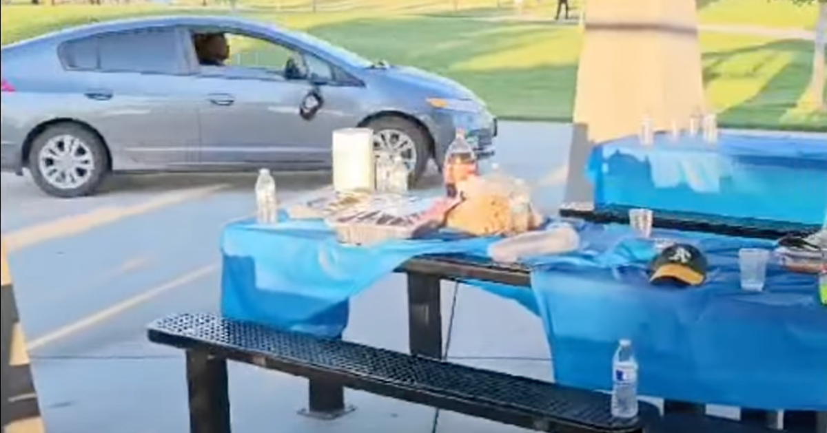 Video Shows Car Trying To Run Over Muslim Families Video Shows Car Trying To Run Over Muslim Families