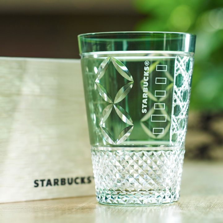 「スターバックス アイスコーヒーグラス」墨田区限定 江戸切子職人の伝統技術が光るアイスグラス