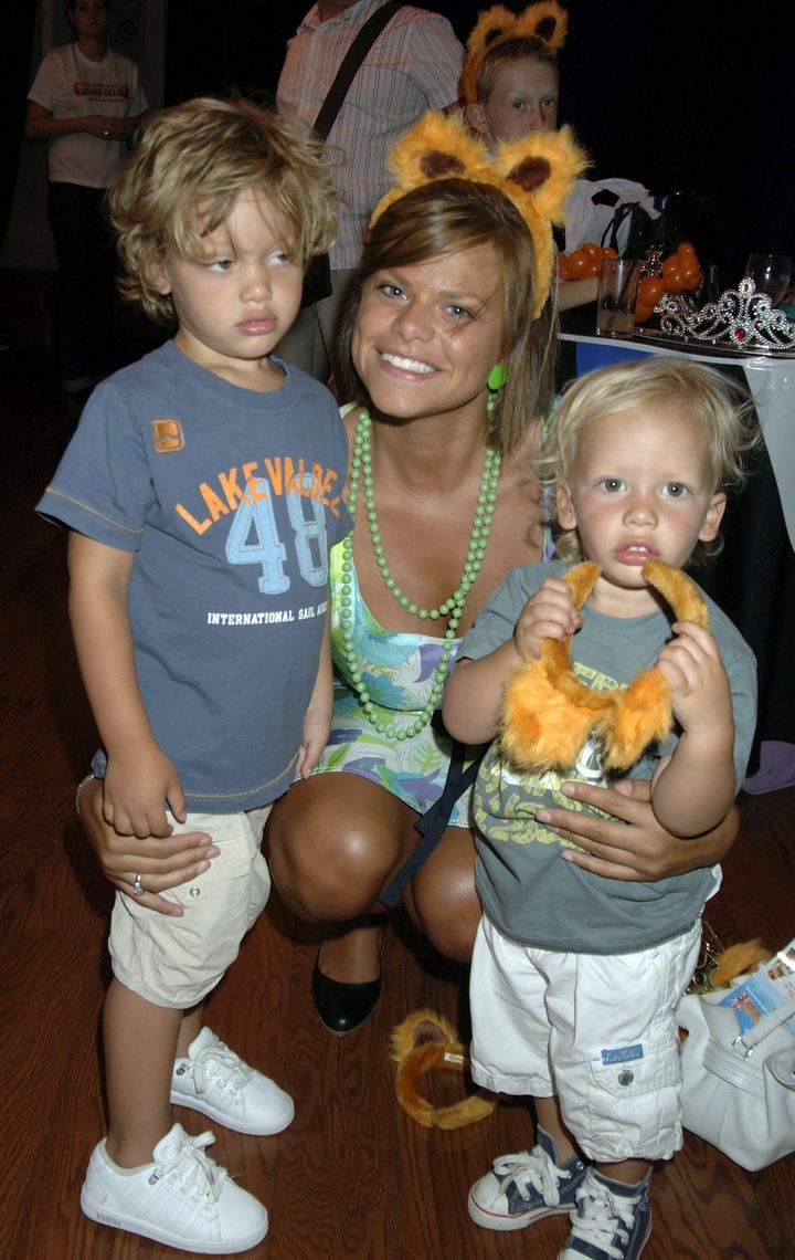 Jade with Bobby and Freddie in 2006