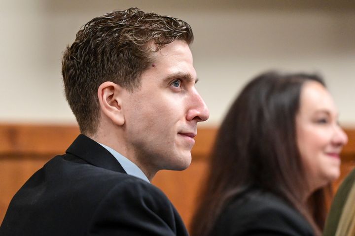 Bryan Kohberger listens during a motion hearing regarding a gag order in Latah County District Court on June 9 in Moscow, Idaho. Kohberger is accused of killing four University of Idaho students in November 2022.