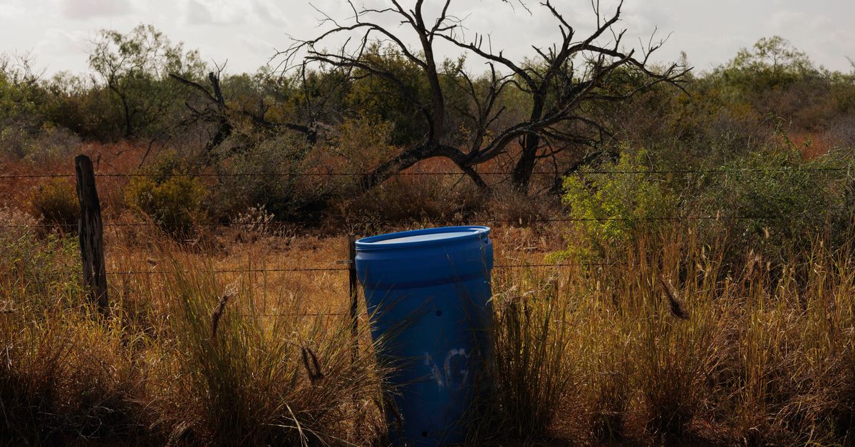 Barrels Of Drinking Water For Migrants Walking Through Texas Have Disappeared