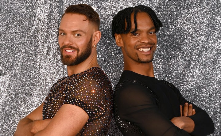 Strictly stars John Whaite and Johannes Radebe