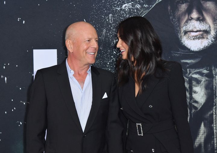 Bruce Willis and Emma Heming Willis in 2019
