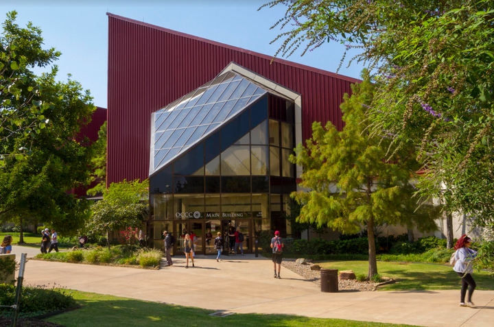 “Education is not one-size-fits-all, and community colleges are prepared to meet this challenge by providing an array of programs and services for students regardless of age, background or academic goals,” said Mautra Staley Jones, the president of Oklahoma City Community College, pictured here.