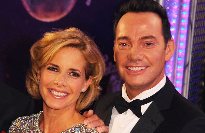 Darcey Bussell and Craig Revel Horwood pictured on the Strictly red carpet back in 201