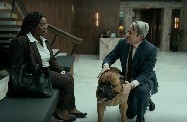 Uzo Aduba and Matthew Broderick in Painkiller