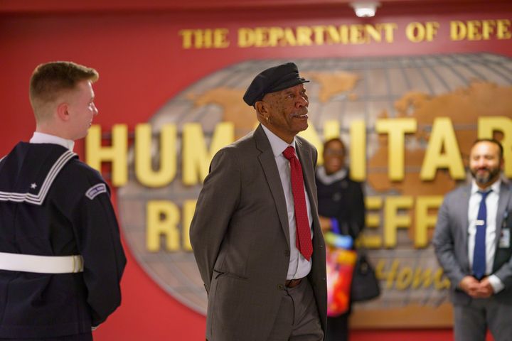 Academy Award winner Morgan Freeman in "761st Tank Battalion: The Original Black Panthers."