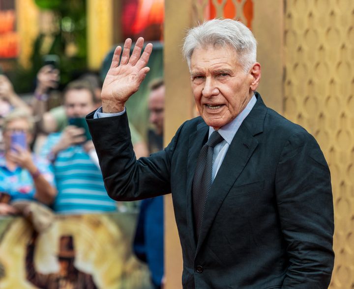 Harrison Ford at the London premiere of "Indiana Jones And The Dial Of Destiny" in June. 