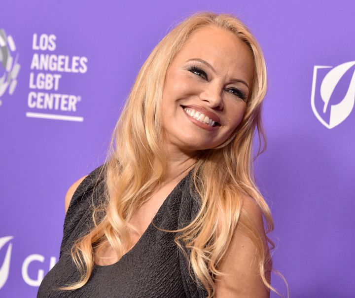 Pamela Anderson attends The Los Angeles LGBT Center Gala on April 22.