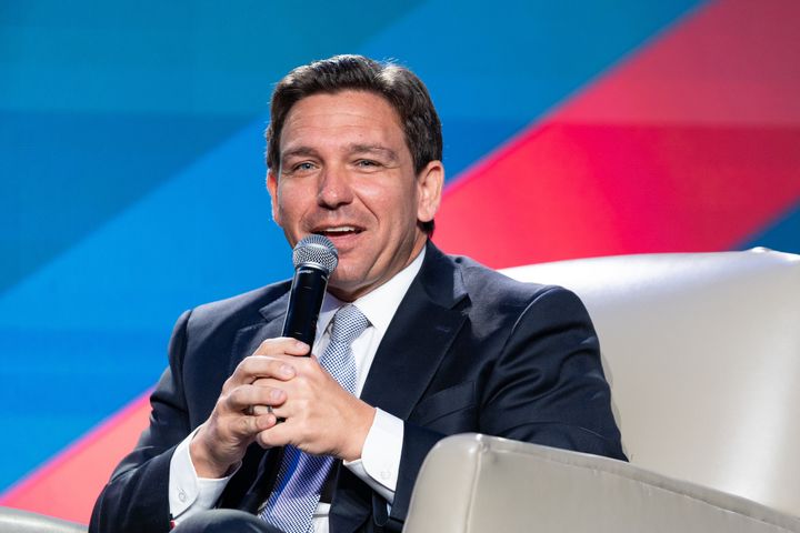 Florida Gov. Ron DeSantis harped about Donald Trump's hold on the Republican Party in a recent media interview. 