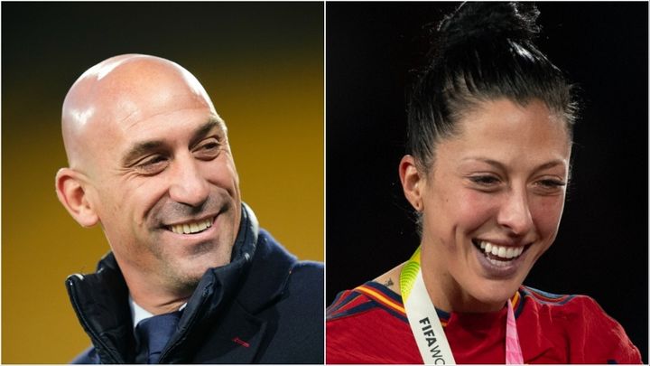 Spanish soccer exec Luis Rubiales has been criticized for kissing Spain player Jennifer Hermoso following the nation's World Cup victory.