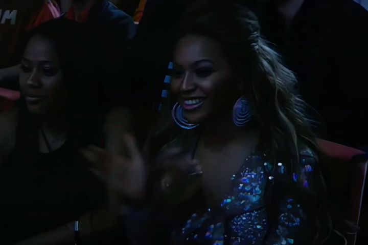 Beyoncé was thrilled to see Britney performing