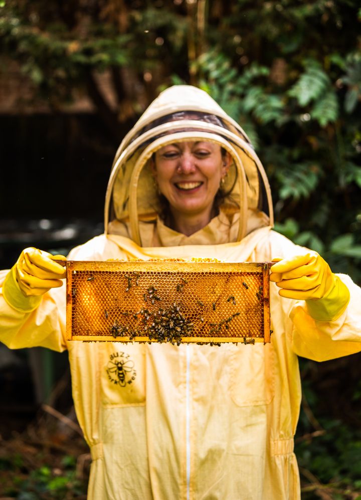 The author tried beekeeping, African drumming and forest bathing in the space of 30 days.
