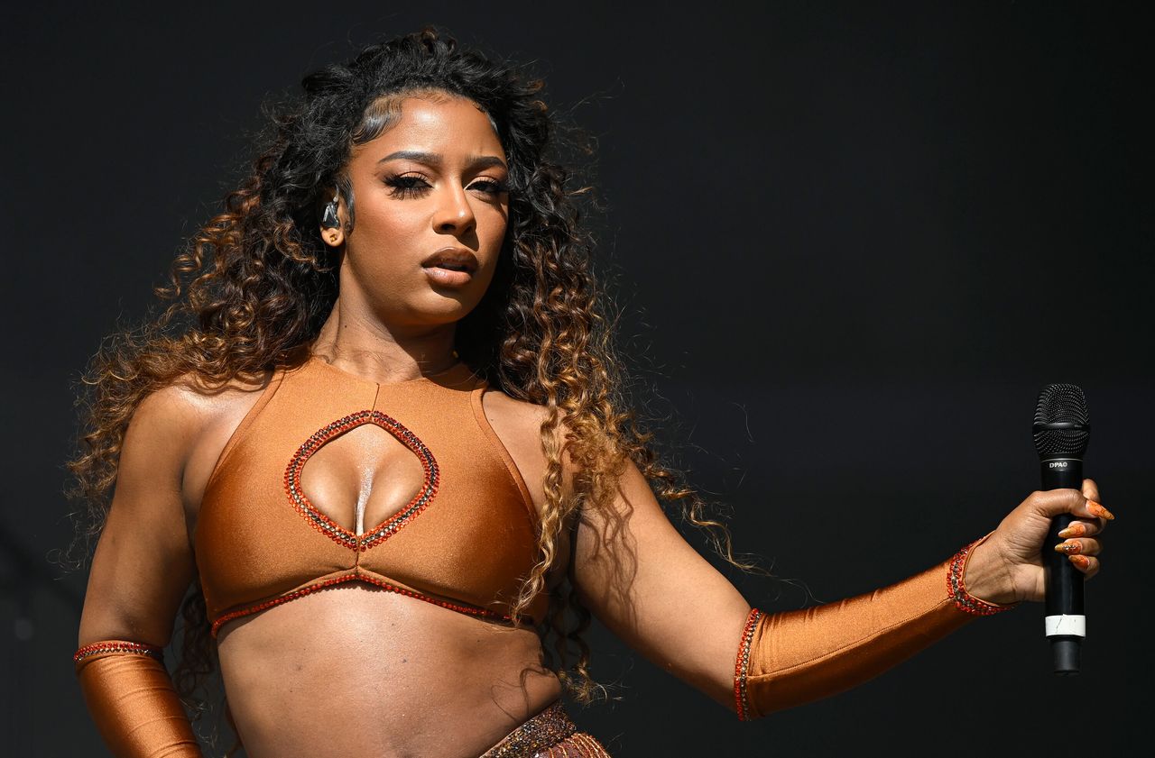 Singer Victoria Monet performs on Day 2 of the Sol Blume Festival 2022 at Discovery Park on May 1, 2022, in Sacramento, California.