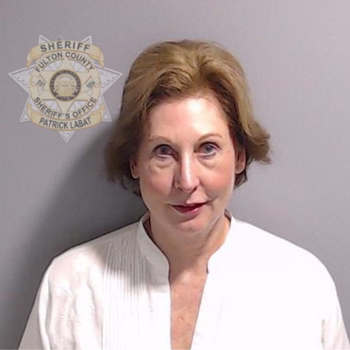 The Fulton County Sheriff's Office mug shot of former Trump attorney Sidney Powell.