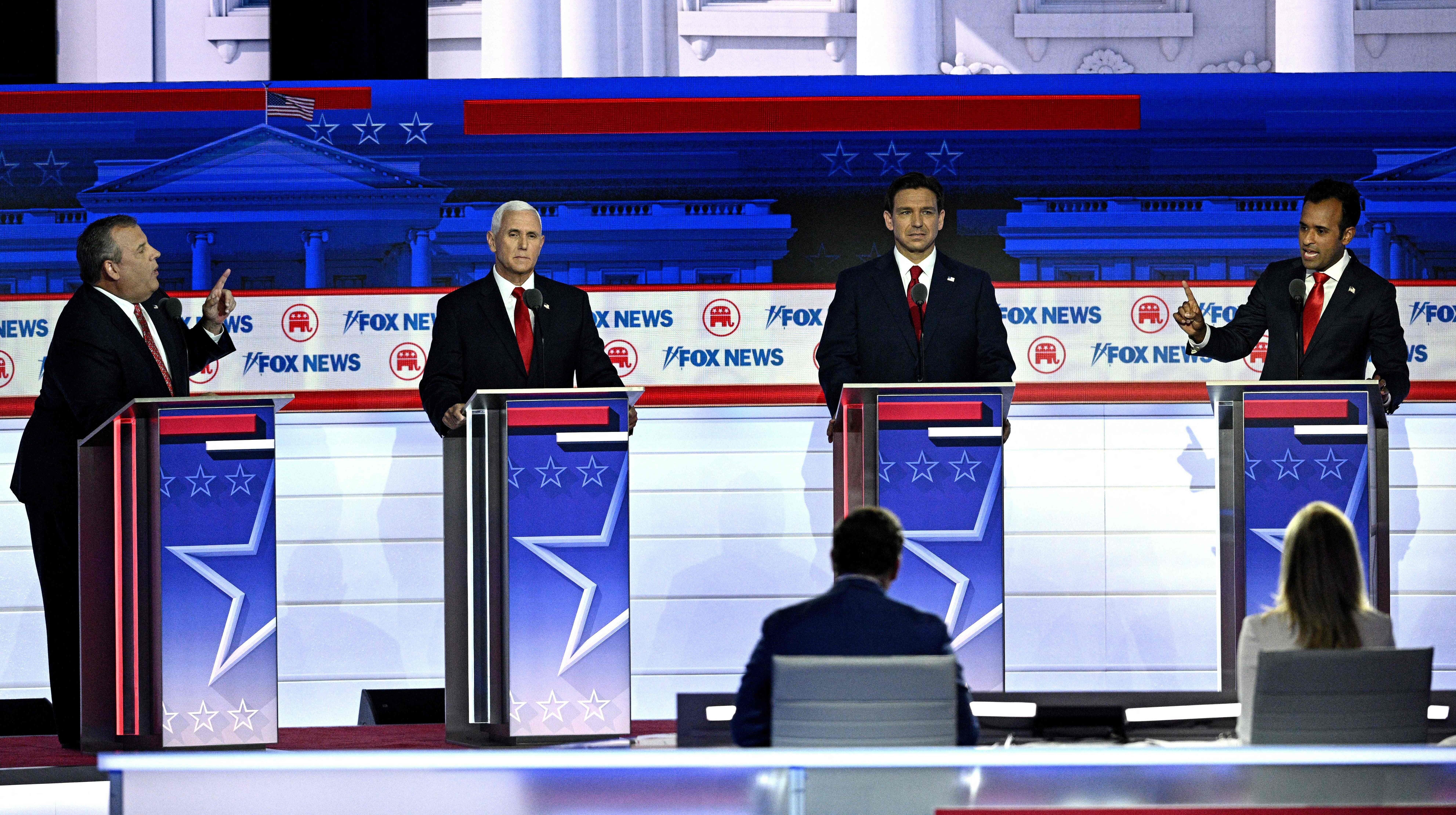 Republican presidential candidates debate
