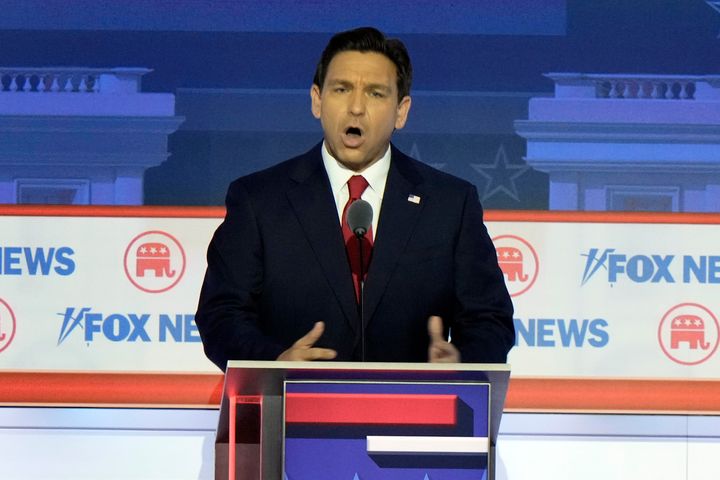The Florida governor struggled to make his case on the debate stage Wednesday night.