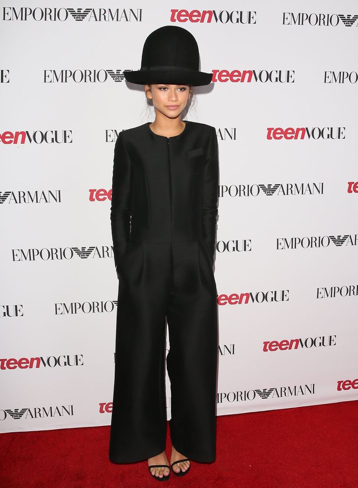 Zendaya attends Teen Vogue's 12th Annual Young Hollywood issue launch party on Sept. 26, 2014, in Beverly Hills.