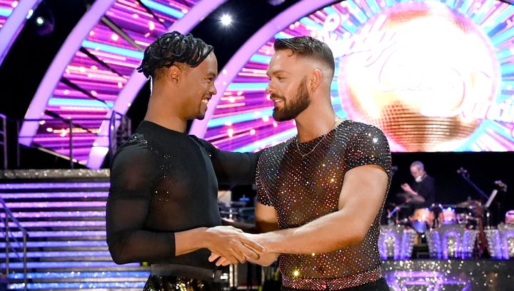 Johannes Radebe and John Whaite on the 2022 Strictly tour