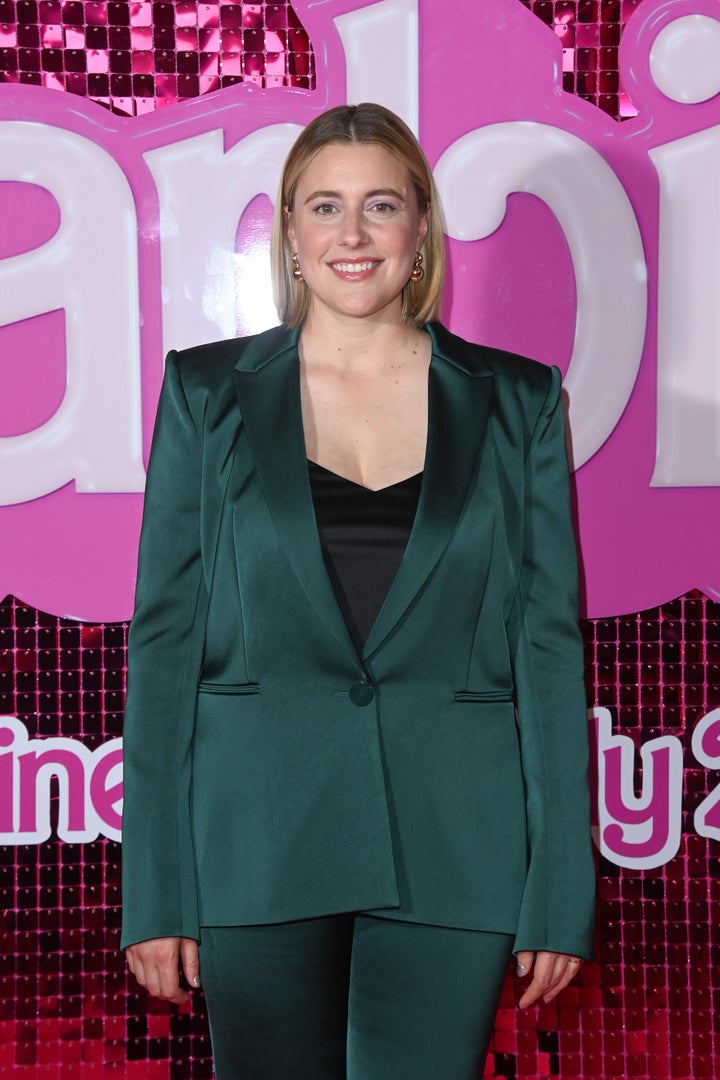 Greta Gerwig at a Barbie photocall in London