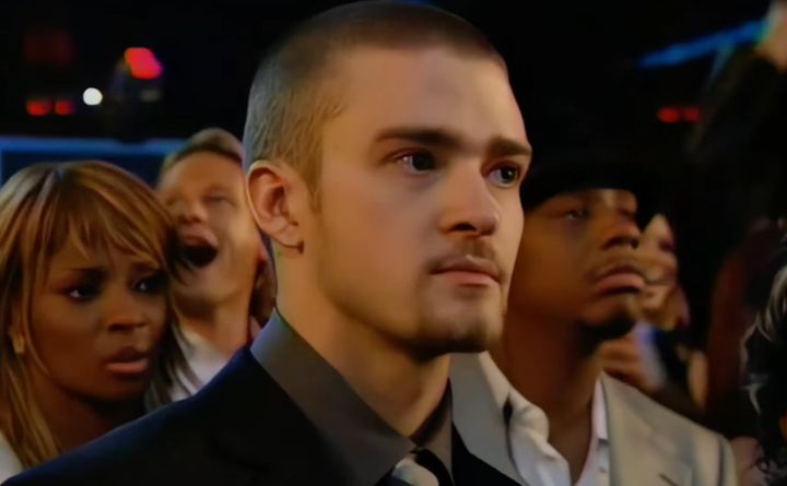 Justin Timberlake in the VMAs audience