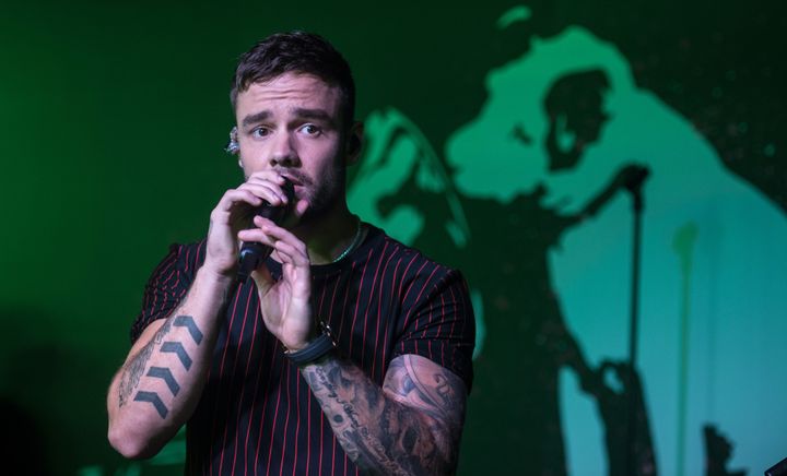 Liam Payne performing live in 2019