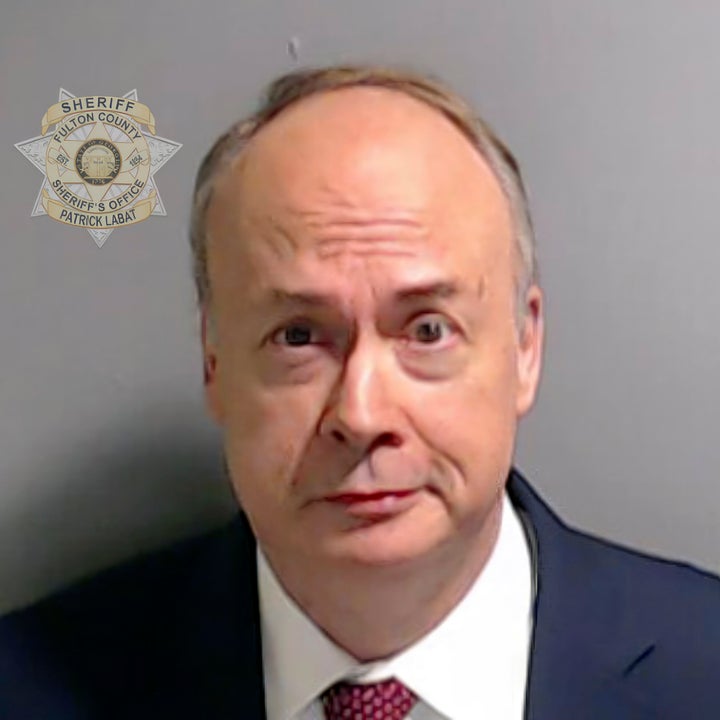 The Fulton County Sheriff's Office mug shot of Jeffrey Clark.