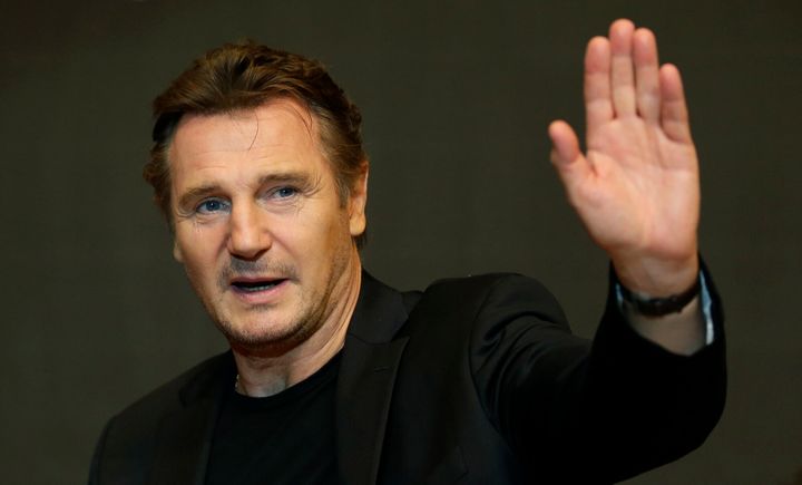 Liam Neeson said an unpleasant experience with a traveling missionary caused him to give up confession.