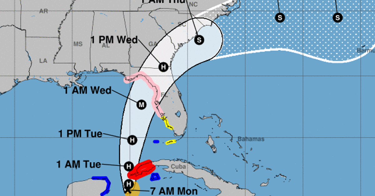 Tropical Storm Idalia Expected To Hit Florida As Major Hurricane ...