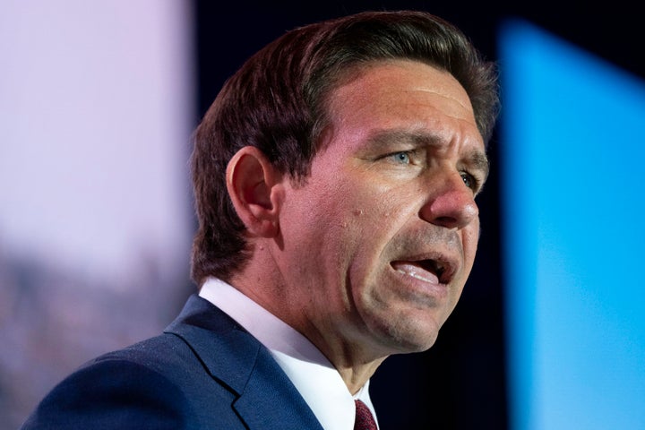 Florida Gov. Ron DeSantis urged people who didn't evacuate to "hunker down until it gets past you."