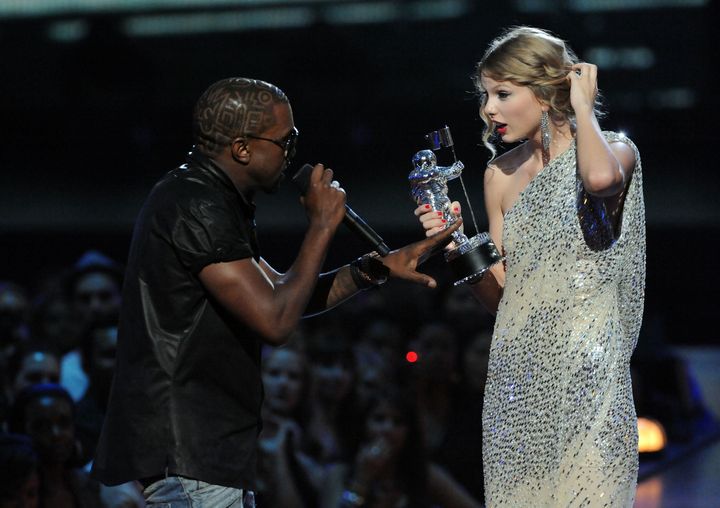 Ye interrupted Taylor Swift's acceptance speech at the 2009 MTV Video Music Awards.