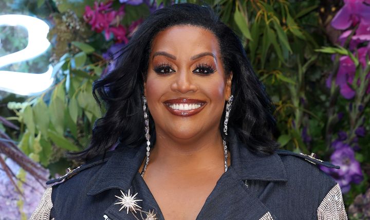 Alison Hammond at Stormzy's birthday celebrations earlier in the summer