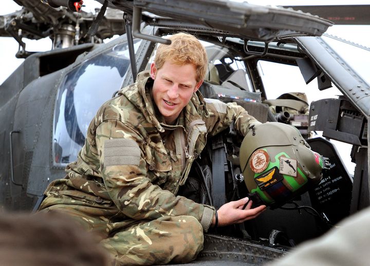 Prince Harry in December 2012