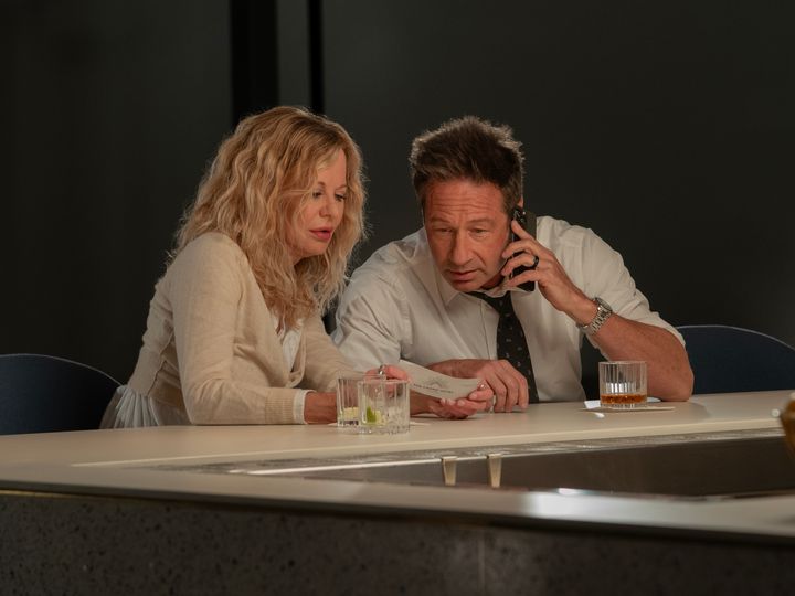 Meg Ryan and David Duchovny in "What Happens Next," due out Oct. 13.