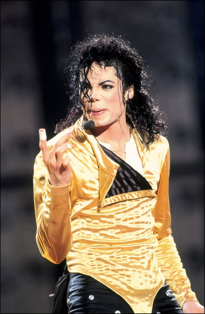 Michael Jackson onstage in Rotterdam in 1992.