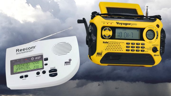 Reecom 1630C weather alert radio, Kaito Voyager Pro KA600.