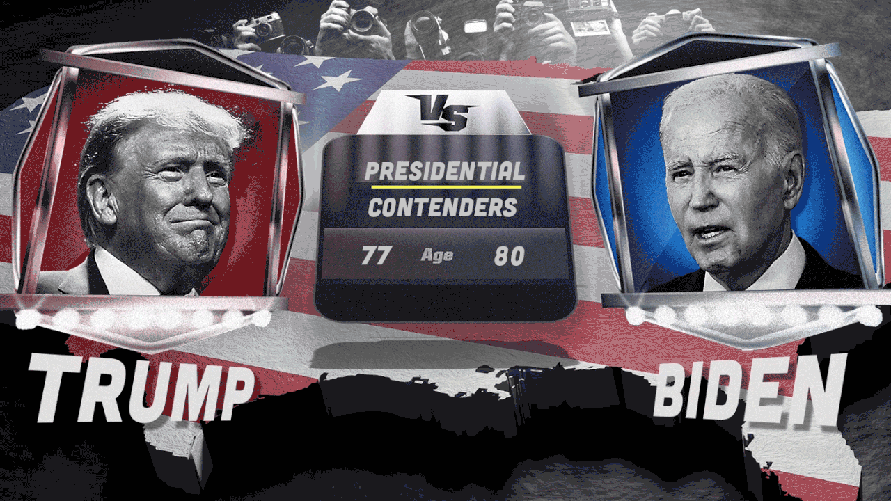 Donald Trump, 77, and Joe Biden, 80, look like they are headed for a rematch in 2024.