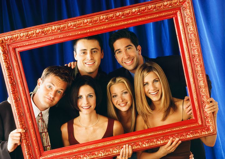 The cast of Friends pictured at the height of the show's success