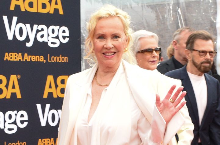 Agnetha Fältskog at the launch of ABBA Voyage in 2022