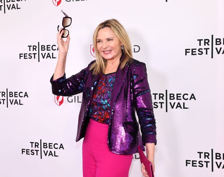 Kim Cattrall at the Tribeca Festival earlier in the summer